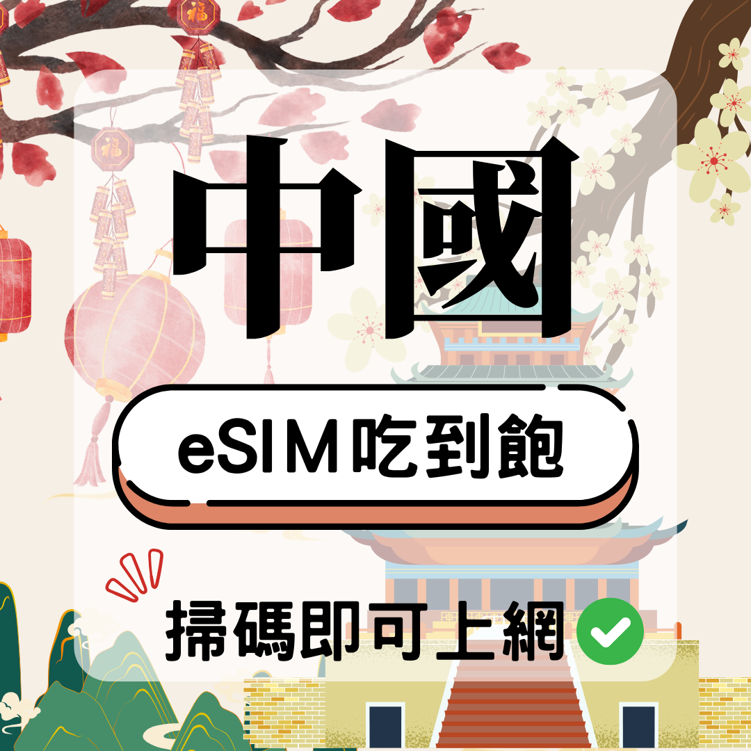15 中國-eSIM(5G/4G高速)