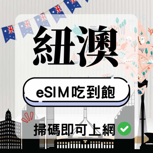 39 紐澳-eSIM(5G/4G高速)