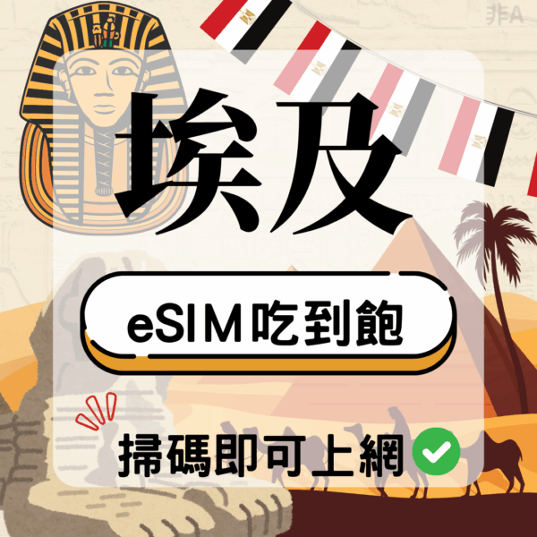 47 埃及-eSIM(5G/4G高速)