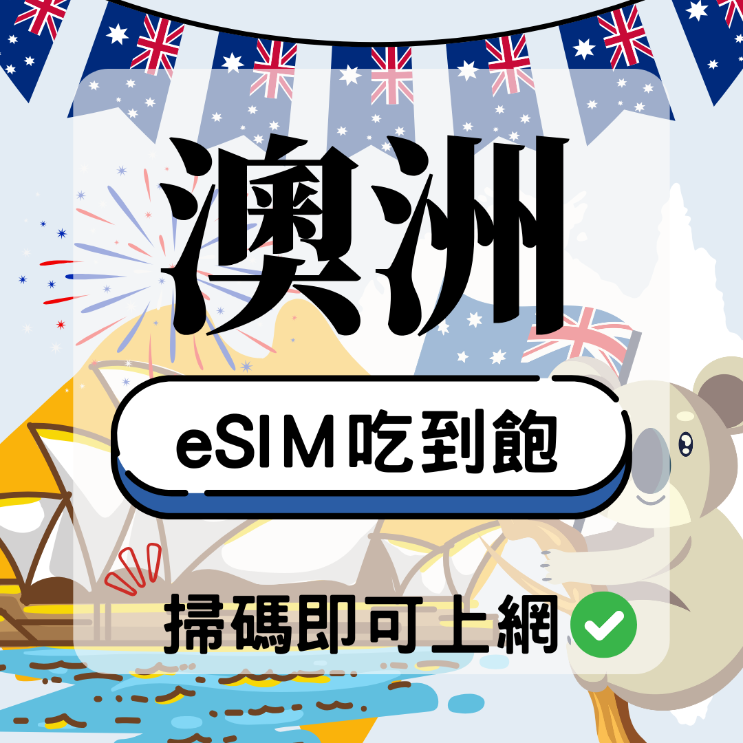 75 澳洲-eSIM(5G/4G高速)